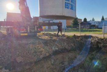 Radzymin - monolityczny zbiornik na wodę deszczową